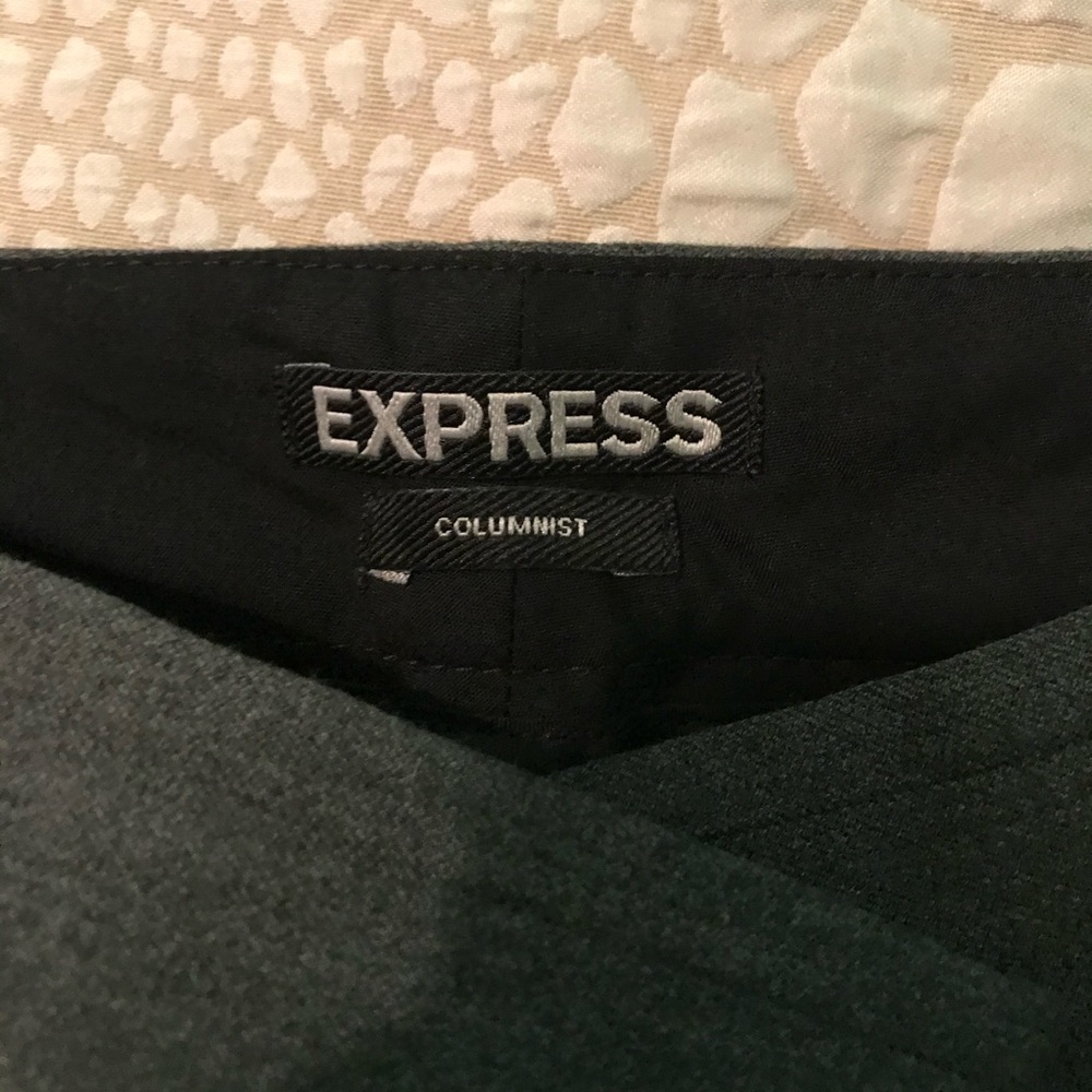 Express Charcoal Grey Columnist Pants Size 00 - image 4